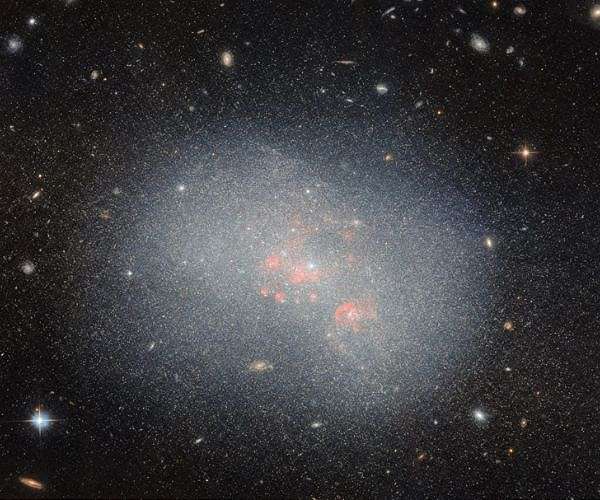 Hubble Observes Possible Galactic Collision