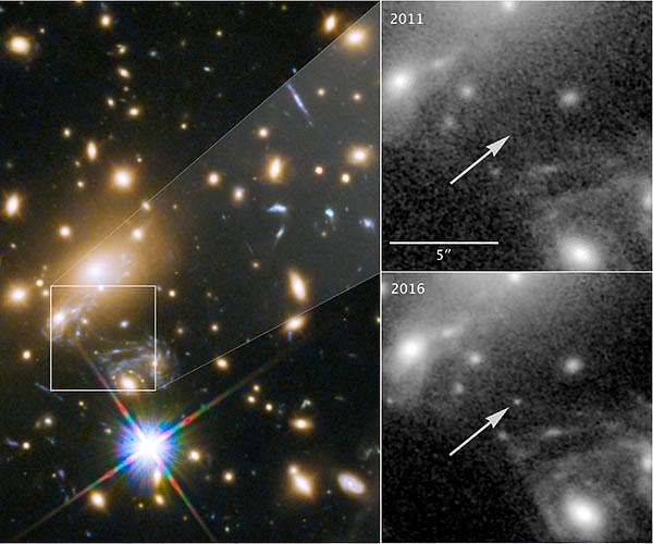 Hubble spots most distant star ever observed