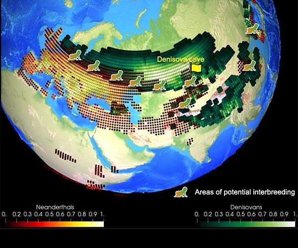A climate-orchestrated early human love story