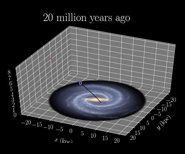 Massive hyper-runaway star ejected from Milky Way's disk