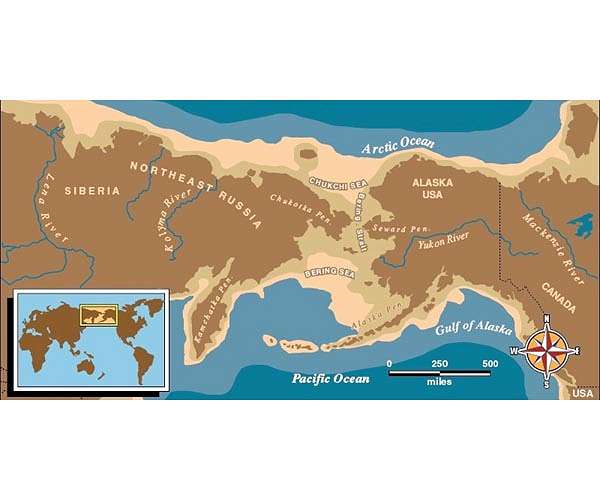 North America's first people may have arrived by sea ice highway