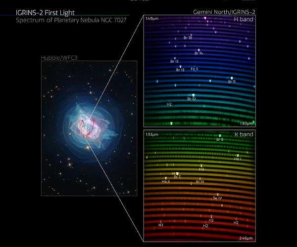 Gemini North peers deeper into the dust with new instrument
