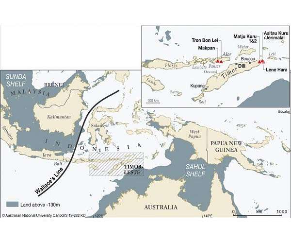 Evidence of Late Pleistocene human colonization of isolated islands beyond Wallace's Line
