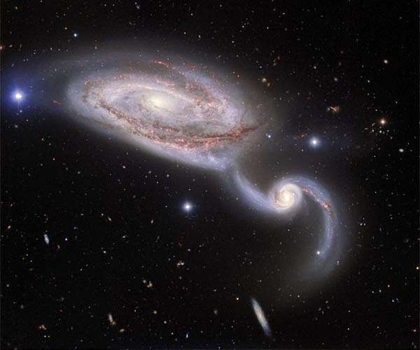 A galactic dance
