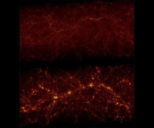 Researchers create simulations studying the lifecycle of ancestor galaxy cities