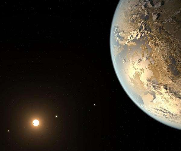 Planetary bodies observed in habitable zone of dead star