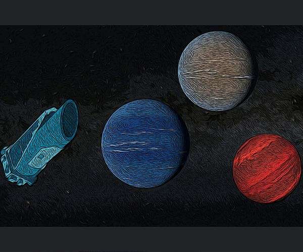 A telescope's last view