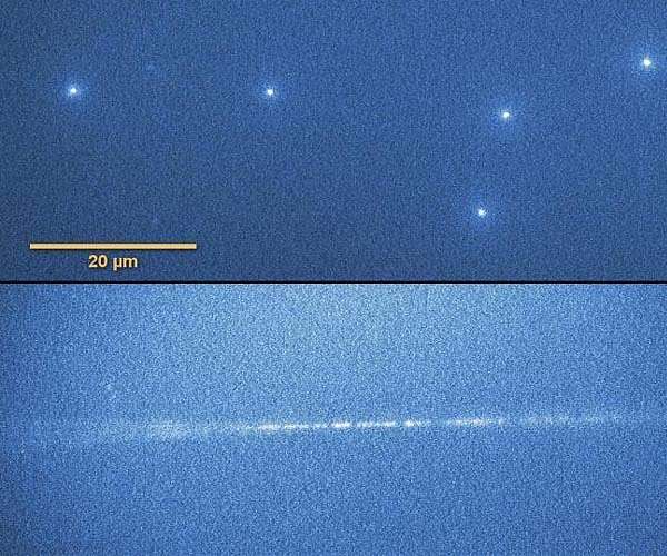 Lithium fluoride crystals 'see' heavy ions with high energies
