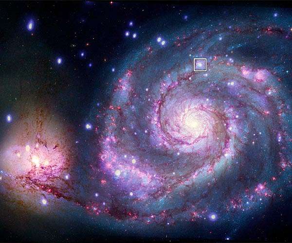Could this be a planet in another galaxy?