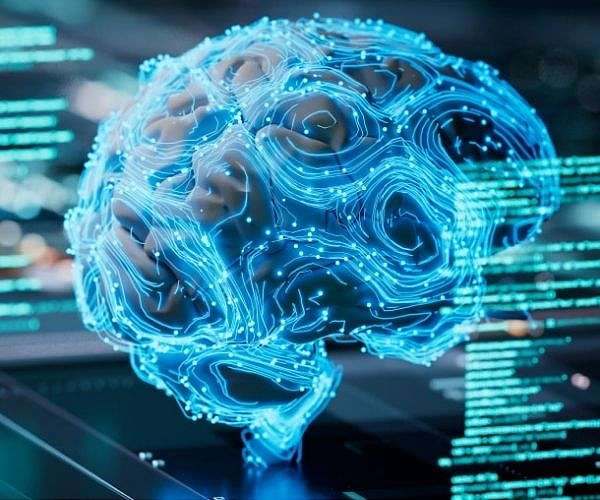 To flexibly organize thought, the brain makes use of space