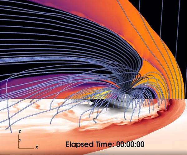 Nightside barrier gently brakes 'bursty' plasma bubbles