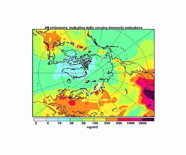Scientists discovered where black carbon comes from in the Arctic in winter and summer