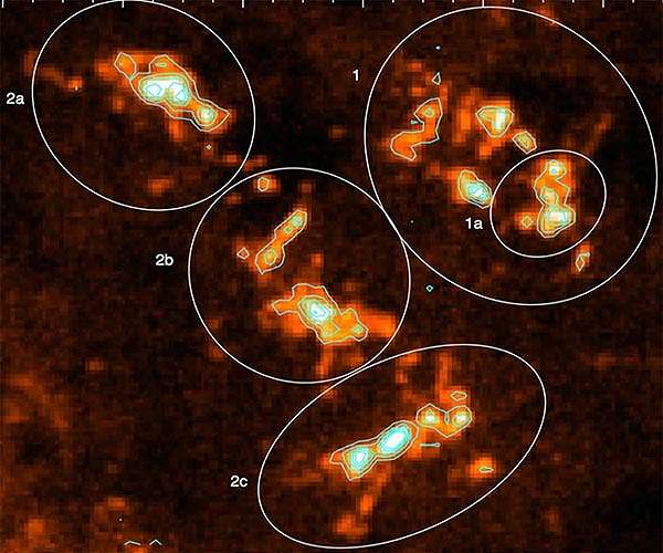 Astronomers determine the age of three mysterious baby stars at the heart of the Milky Way