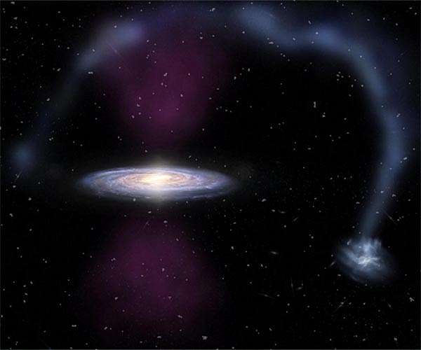 Not long ago, the center of the Milky Way exploded