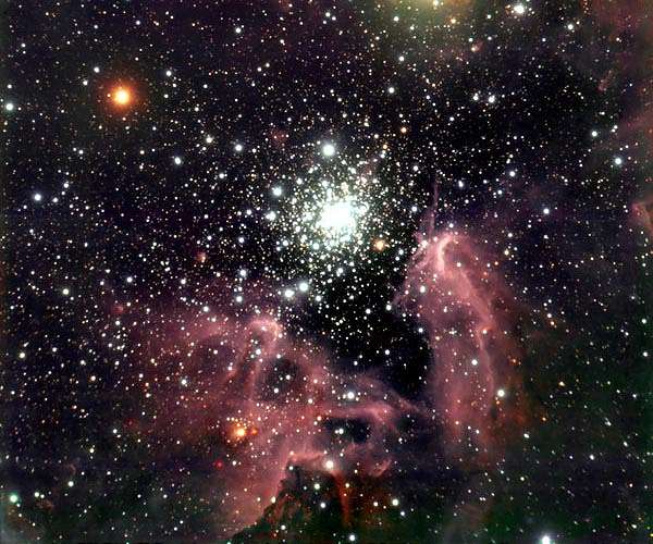 As Clouds Fall Apart, A New Star Is Born