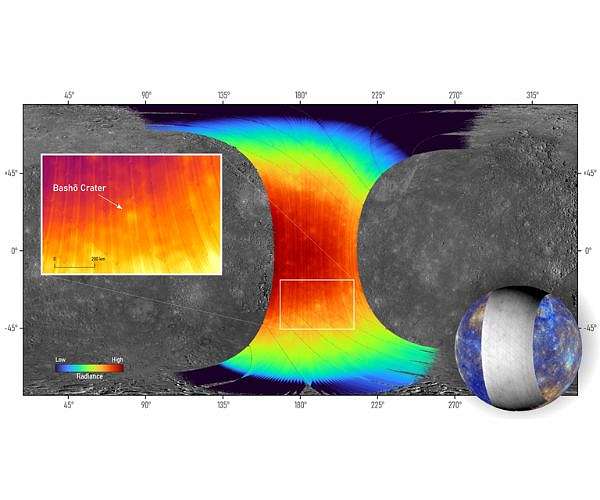 BepiColombo achieves milestone with mid-infrared observations of Mercury