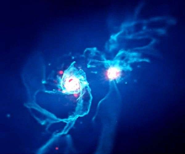 Milky Way ties with neighbor in galactic arms race
