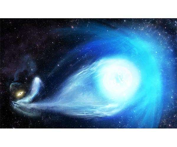 Milky Way's Big Black Hole Hurls Star to Infinity and Beyond