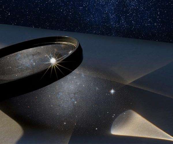 Astronomers use giant galaxy cluster as X-ray magnifying lens