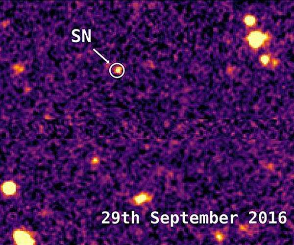 Astronomers Reveal Secrets of Most Distant Supernova