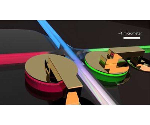 NIST-led team develops tiny low-energy device to rapidly reroute light in computer chips