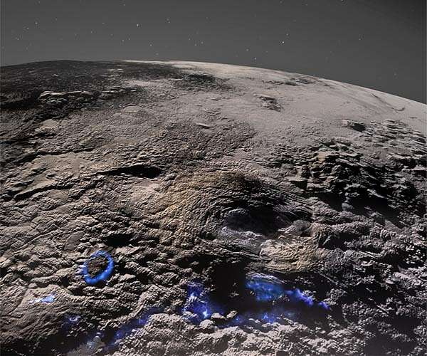 Pluto's giant ice volcanos may have formed from multiple eruption events
