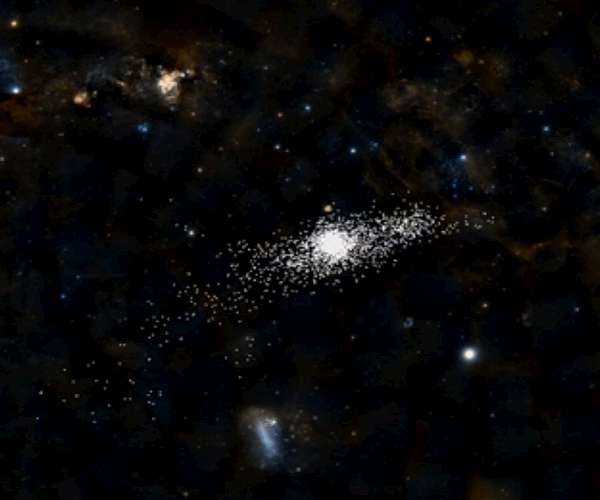 Stream of stars extends thousands of light-years across the Milky Way