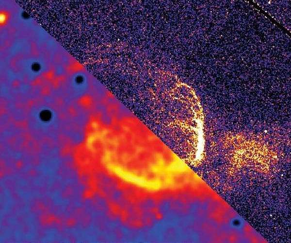 First evidence of gigantic remains from star explosions