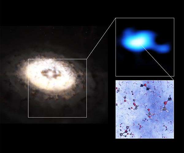 Astronomers discover largest molecule yet in a planet-forming disc