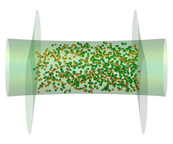 You can hear every event twice in a three-dimensional quantum gas