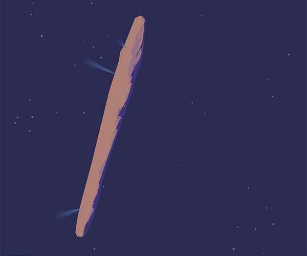 First known interstellar object gets unexpected speed boost