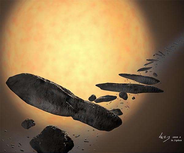 Origin of the first known interstellar object 'Oumuamua