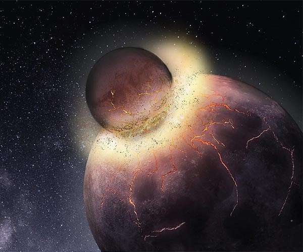 Planetary collision that formed the Moon made life possible on Earth