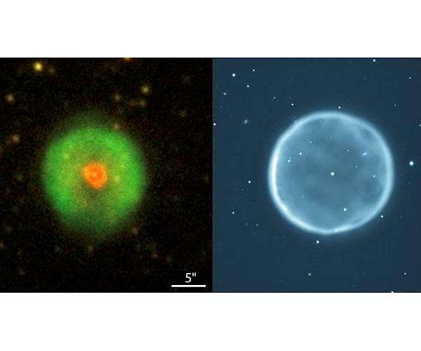 Discovery of a structurally 'inside-out' planetary nebula
