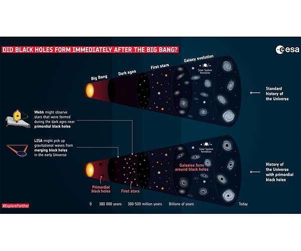 Did black holes form immediately after the Big Bang?