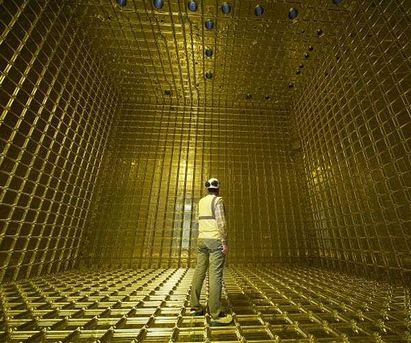 First Particle Tracks Seen in Prototype International Neutrino Experiment