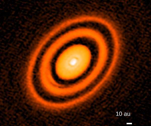 Earth isn't 'super' because the Sun had rings before planets