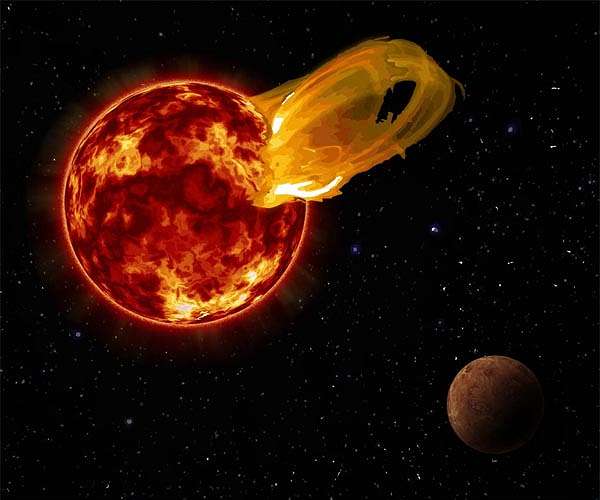 Record-breaking flare from Sun's nearest neighbor