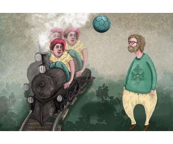 How does a quantum particle see the world