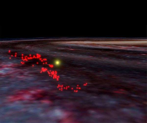 New map of Milky Way reveals giant wave of stellar nurseries