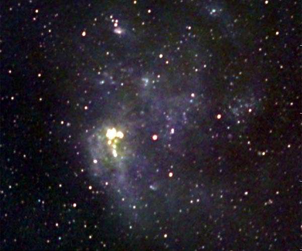 Telescope maps cosmic rays in large and small magellanic clouds