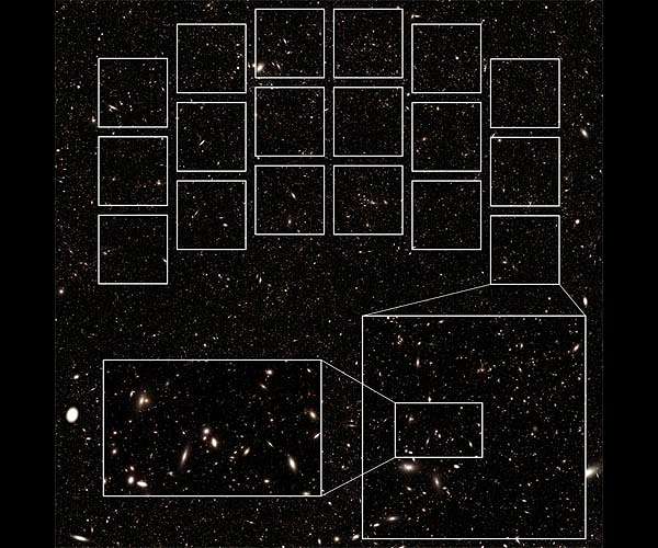 Simulated Image Shows How NASA's Roman Could Expand on Hubble's Deepest View
