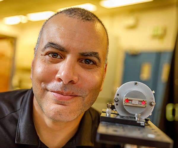 Remote high-voltage sensor unveiled at Sandia gamma ray lab