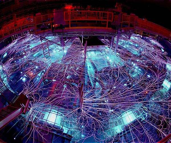 Super-Earth atmospheres probed at Sandia's Z machine