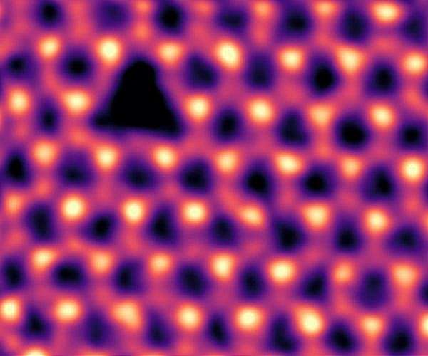 Shining potential of missing atoms