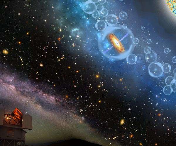 Ancient gas cloud shows that the first stars must have formed very quickly