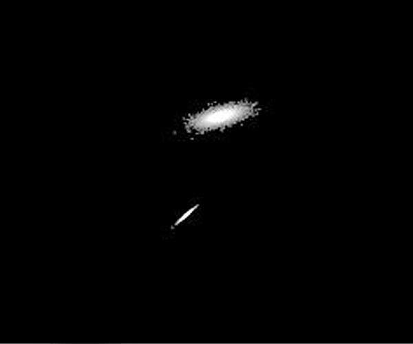 Pairs of small colliding galaxies may seed future stars