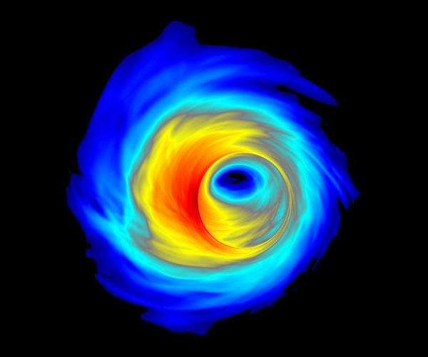 Pac-Man-like mergers could explain massive, spinning black holes