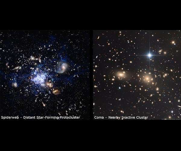 Surprisingly high fraction of dead galaxies found in ancient galactic city