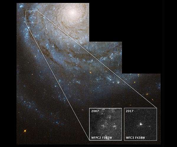 Astronomers find picture of hefty star before it blew up